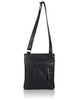Jodi small messenger bag with zippered front and a back pocket