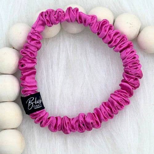 Blush Silks -Finest Grade Pure Mulberry Silk Mini Scrunchies- VARIOUS