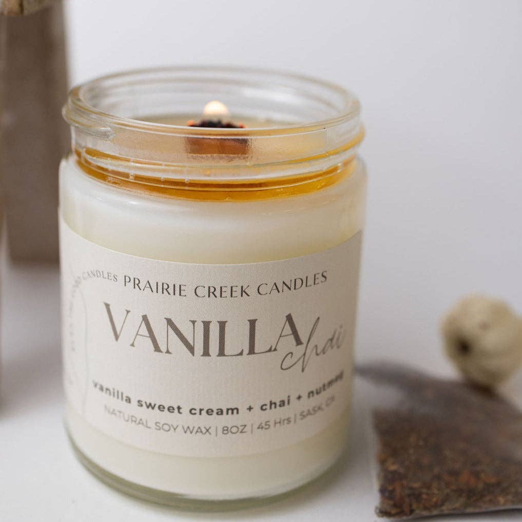 VANILLA CHAI NON TOXIC SOY WAX CANDLE  FALL COLLECTION: 16OZ - DOUBLE WICK