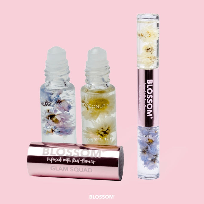 Blossom Glam Squad Roll On Lip Gloss & Perfumd Oil