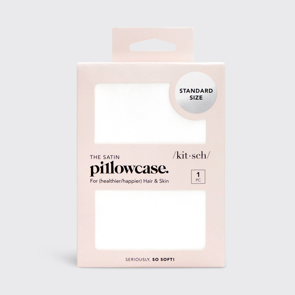 Satin Pillowcase - Ivory standard