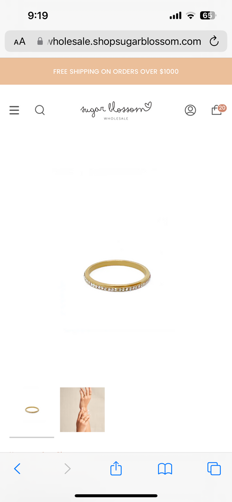 Sugar Blossom Sam Ring