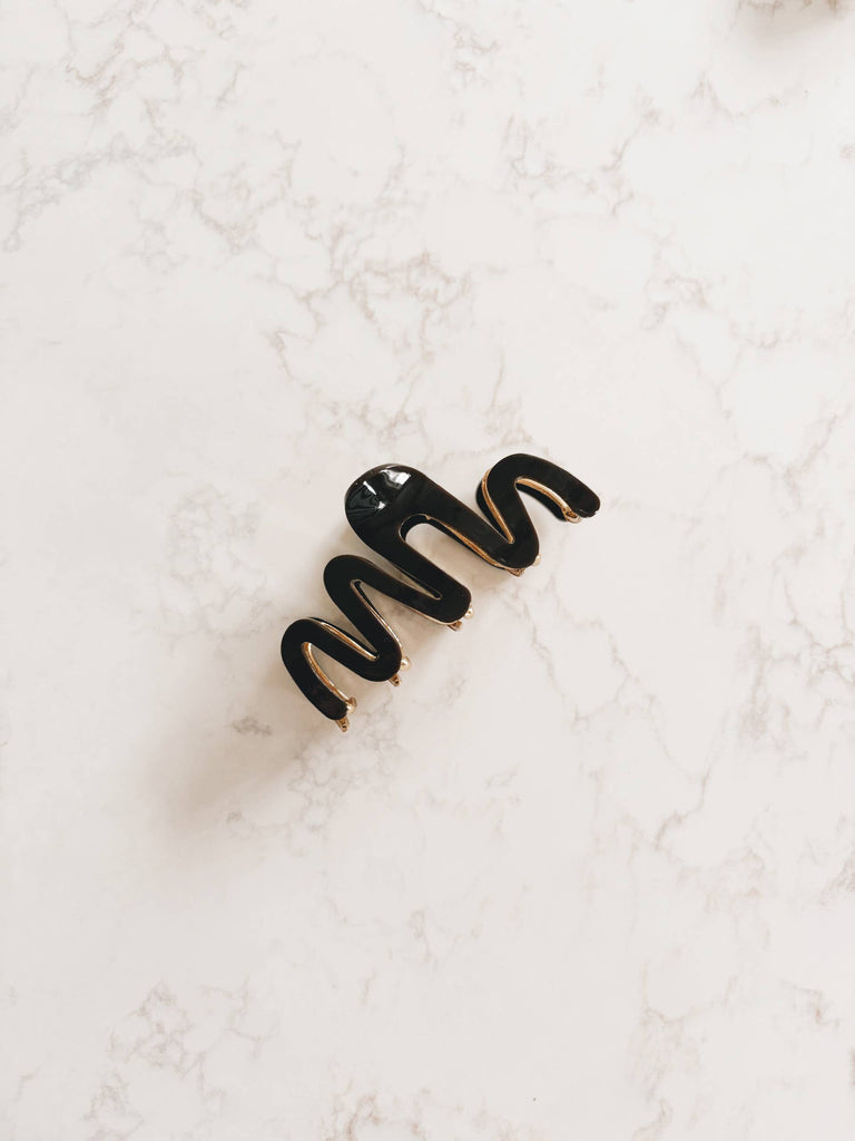 ZigZag Gold Claw Clips