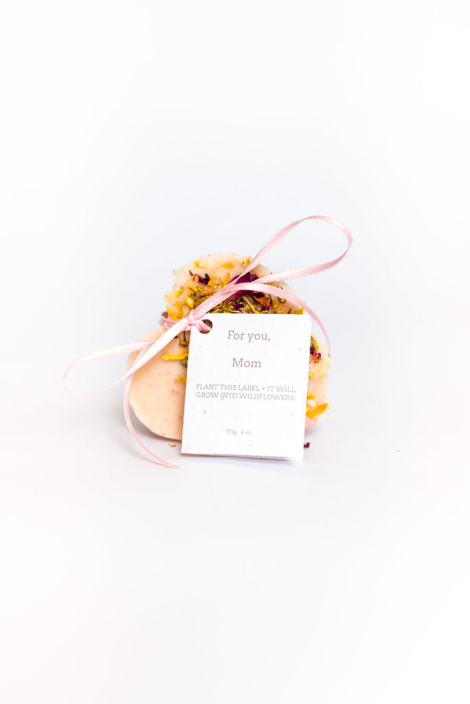 Mother's Day - For You, Mom - Heart Shaped Soap Bar