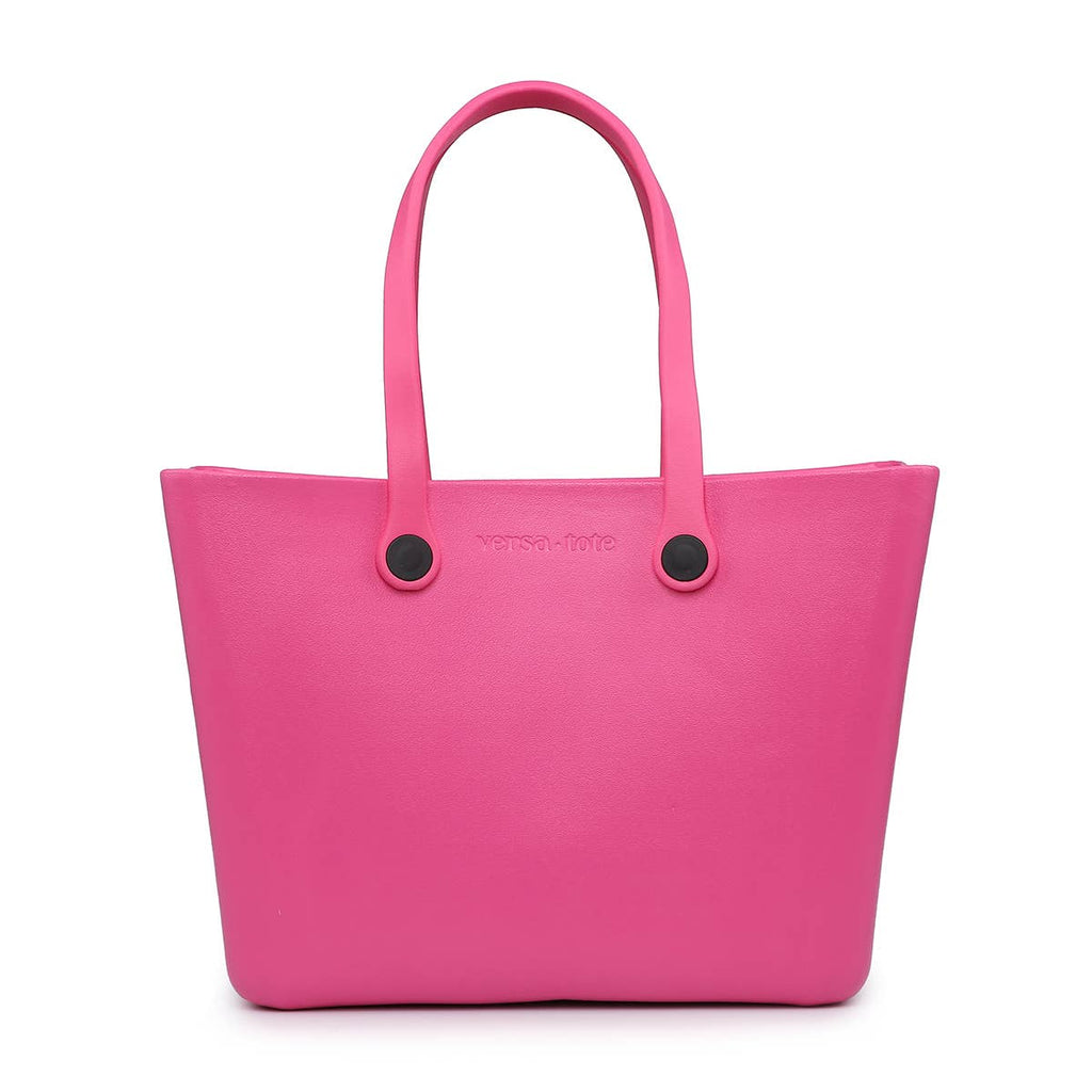 Carrie Versa Tote w/ Interchangeable Straps: Hot Pink