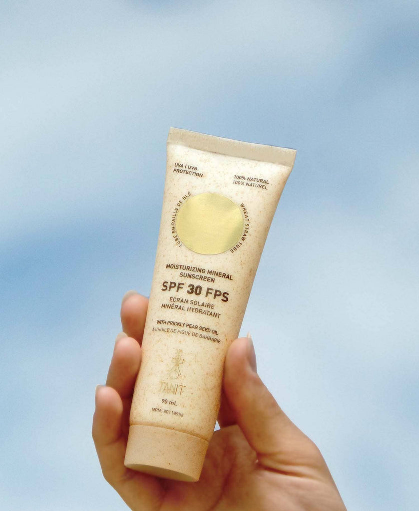 Mineral Sunscreen with Prickly Pear seed oil SPF 30  Coconut + Vanilla