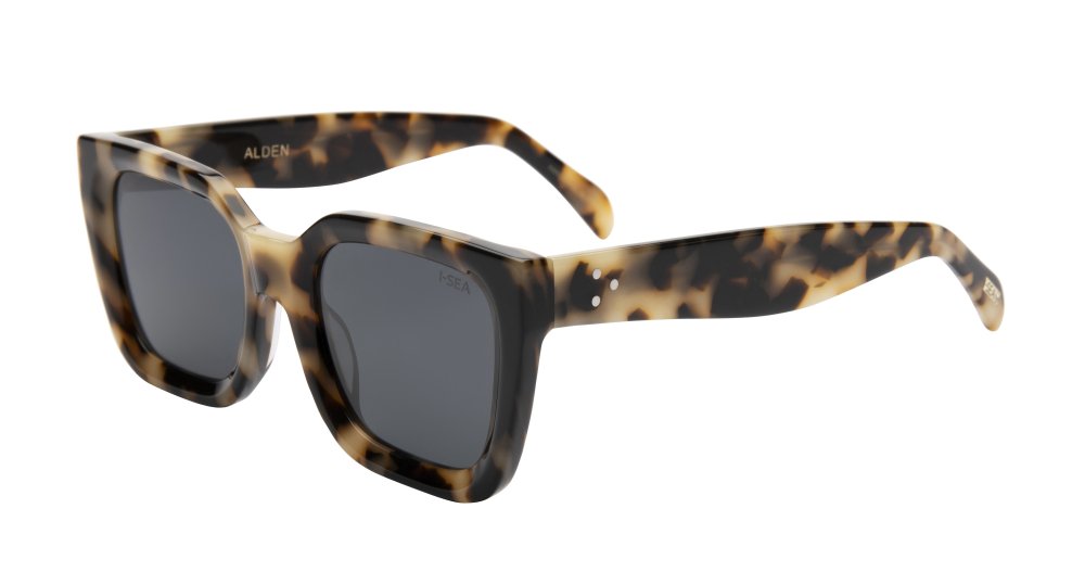 I-Sea Alden Snow tort smoke polarized lens sunglasses