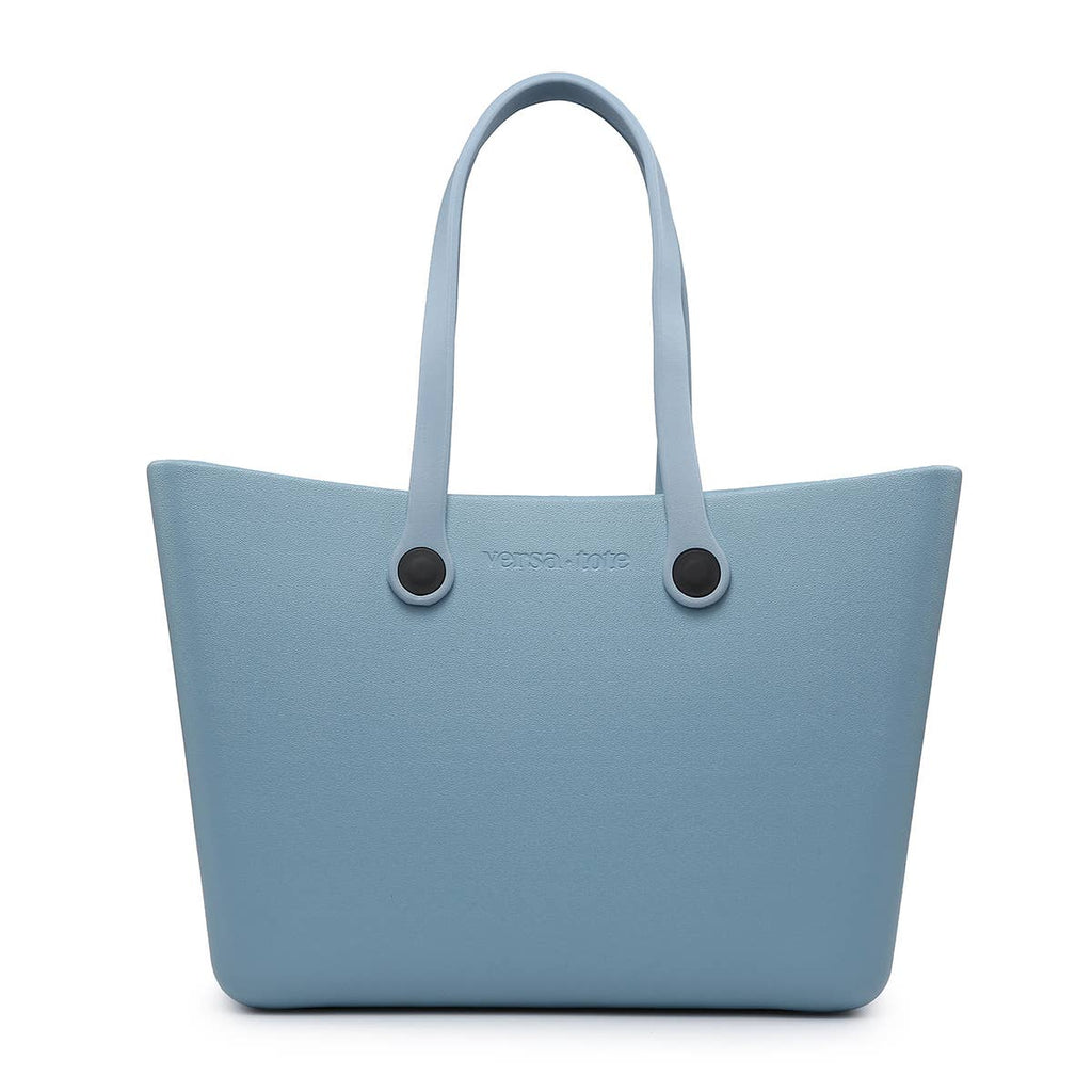 Carrie Versa Tote w/ Interchangeable Straps: Pale Grey