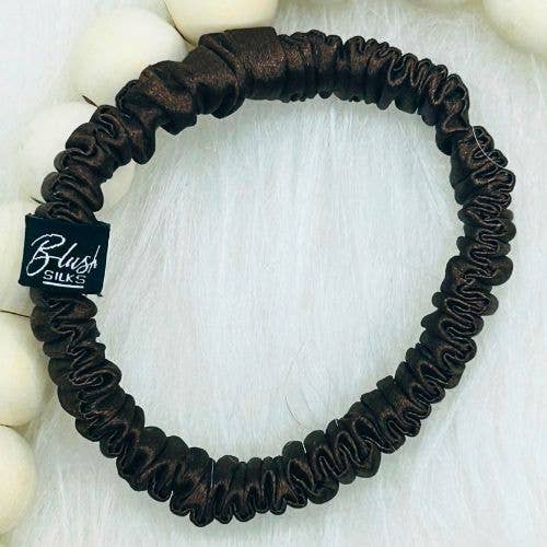 Blush Silks -Finest Grade Pure Mulberry Silk Mini Scrunchies- VARIOUS