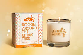 Coal and Canary Rockin Around the Citrus Tree