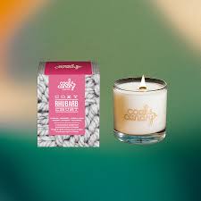 Coal and Canary Cozy Rhubarb Crust Candle