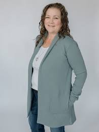 CLASSIC BRITON CARDIGAN MIST