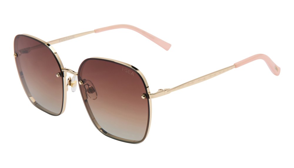 I-Sea Emerson Gold Brown Sunglasses