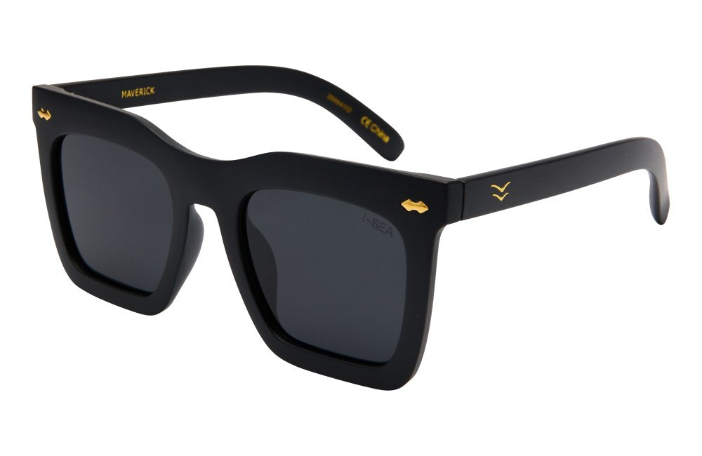 I-Sea Maverick Black smoke sunglasses