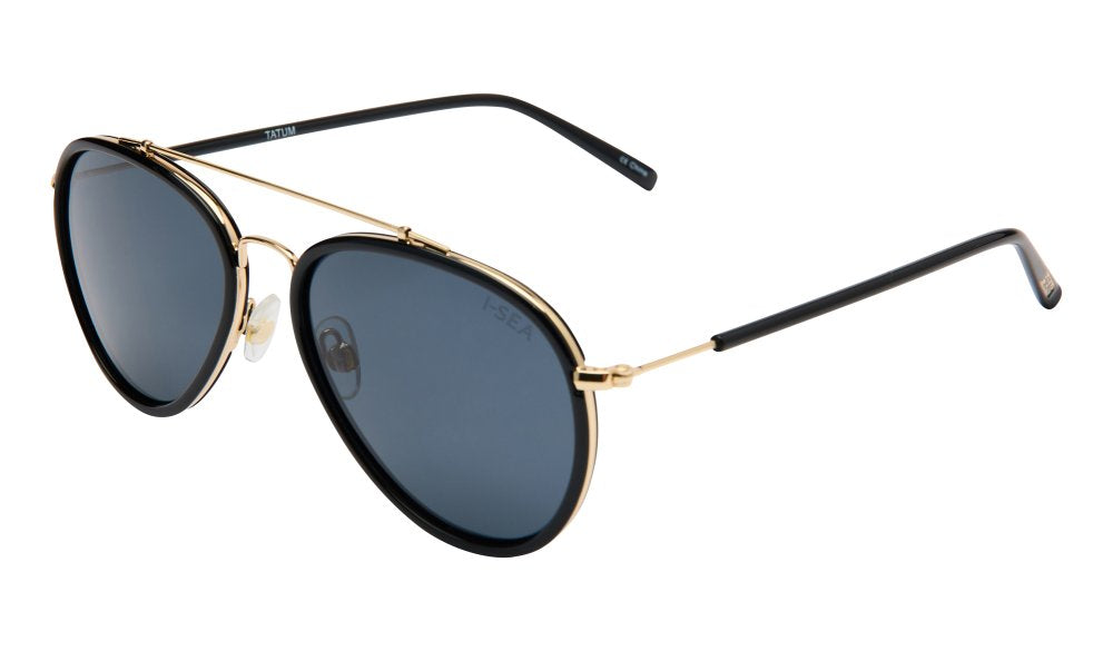 I-Sea Tatum Black/Smoke Sunglasses