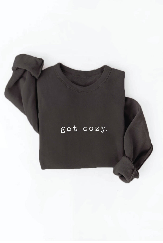 Oat Collective - GET COZY Graphic Sweatshirt