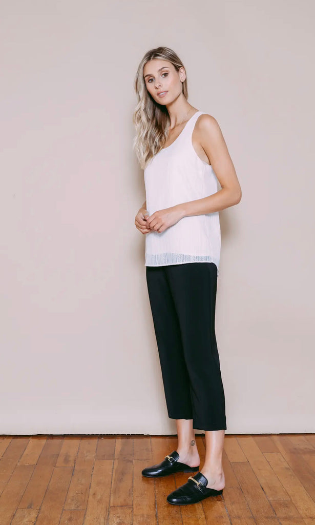 ORB Madison zip back cami - cream
