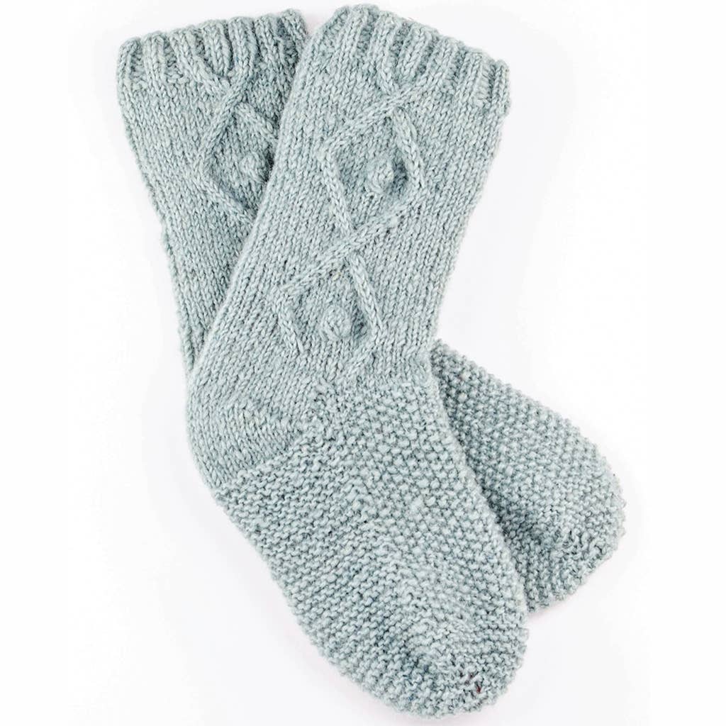 Lost Horizon & Laundromat Brianna women's wool knit socks