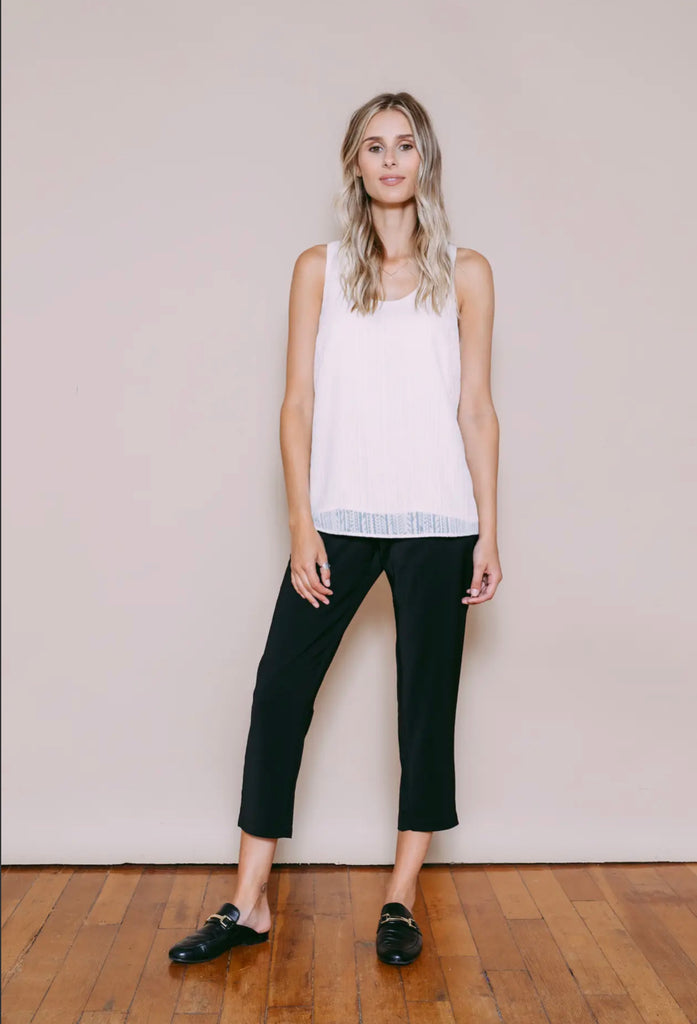 ORB Madison zip back cami - cream