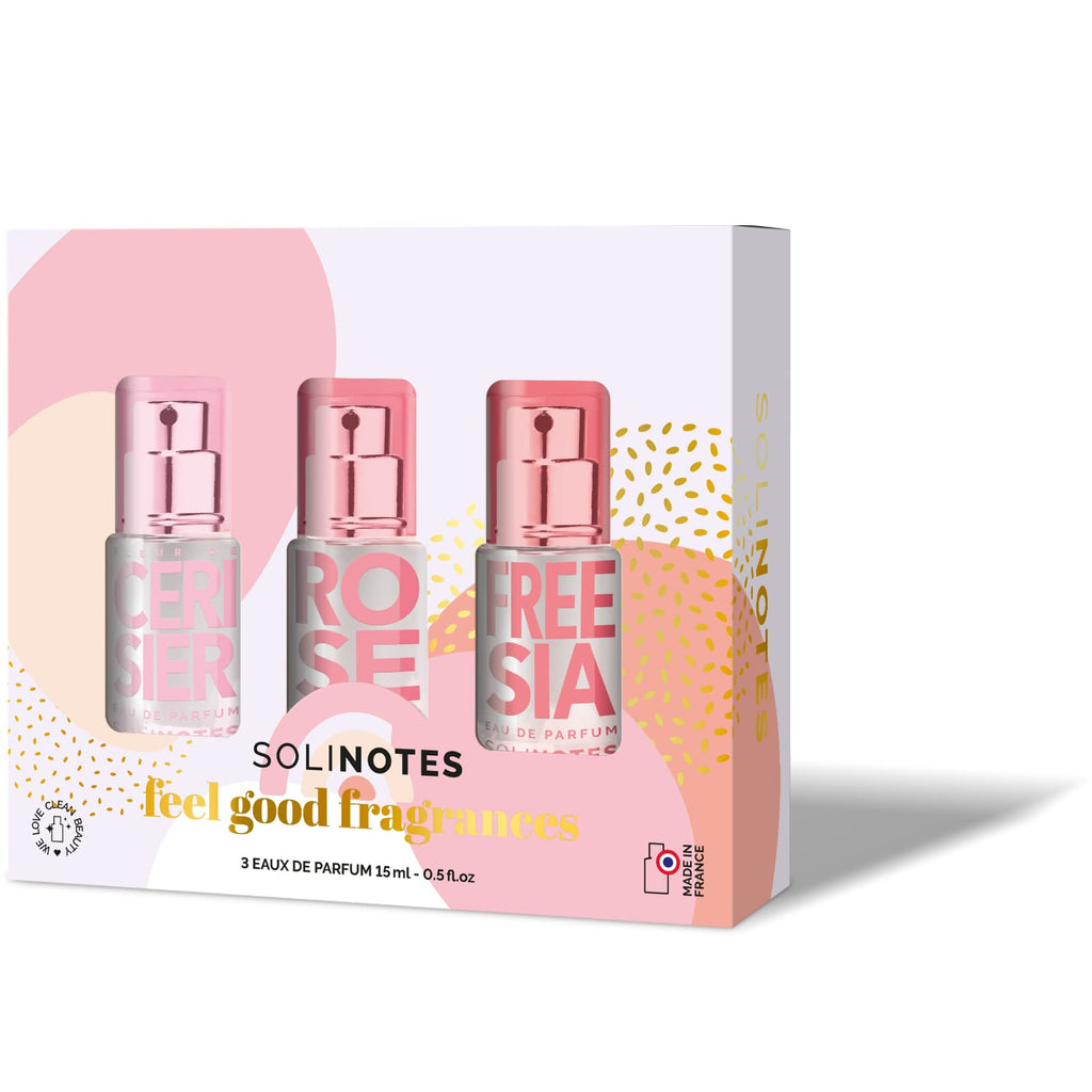 Solinotes Minis Feel Good Discovery Set Cherry, Rose, Freesia