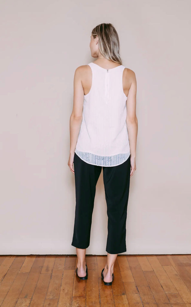ORB Madison zip back cami - cream