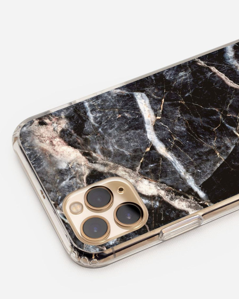 Casery iPhone case black marble