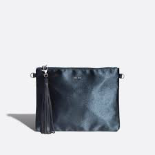 Pixiemood Michelle clutch satin blue