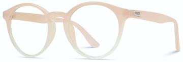 Retro Bluelight Glasses - Clear Pink